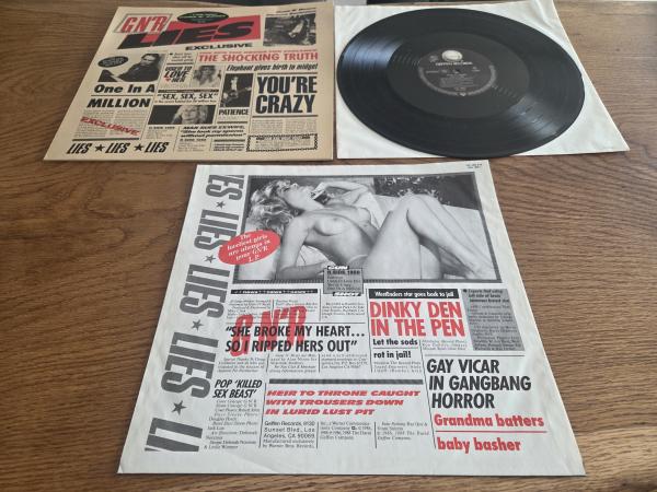 Guns`N Roses GN`R Lies 1988 Geffen Records 924198-1 Deutsche Pressung NM/VG+